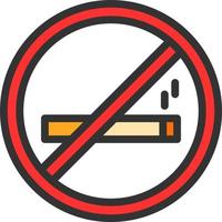 No Smoking Vector Icon Design