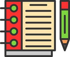 Sketchbook Vector Icon Design