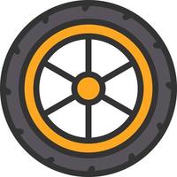 Tires Vector Icon Design