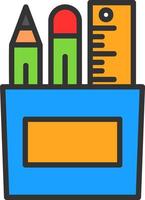 Stationery Vector Icon Design