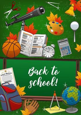 Welcome to school, start of new year invitation