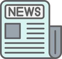 News Paper Vector Icon