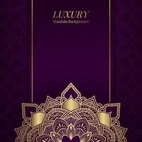 luxury background, with mandala ornament vector