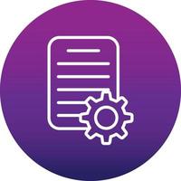 Content Management Vector Icon