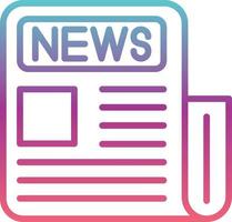 News Paper Vector Icon