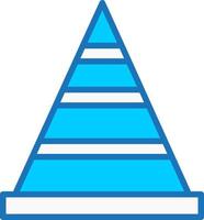 pyramid chart Vector Icon