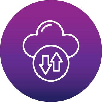 Cloud Computing Vector Icon