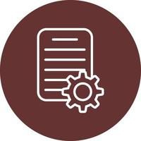 Content Management Vector Icon