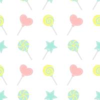 lollipop illustration seamless pattern vector