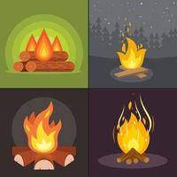 bonfire vector design pack