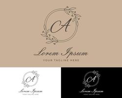 Letter A luxury premium logo. vector