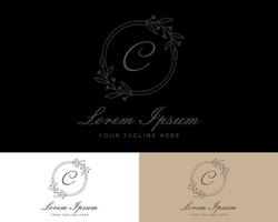 Letter C luxury premium logo. vector