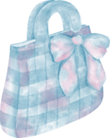 sac de mode aquarelle png