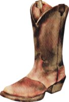 Aquarell Cowboystiefel png