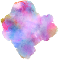 watercolor stain rainbow png