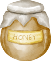 watercolor honey farm element png