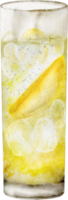 watercolor lemon soda png