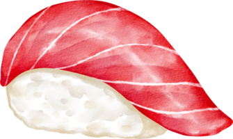 watercolor sushi Japanese cuisine png