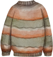 clipart de suéter aquarela png