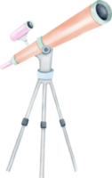 watercolor telescope clip art png