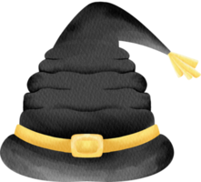 vattenfärg halloween hatt png