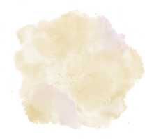 Aquarell mit gelbem Fleck png