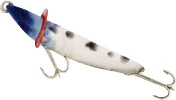 vattenfärg fiske bete png