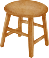 clipart de silla de acuarela png