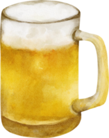 clipart bière aquarelle png