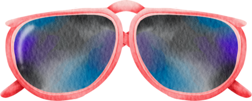 óculos de sol aquarela clipart fofo png