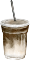 tasse à café aquarelle png