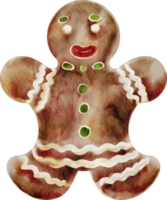 watercolor ginger bread png
