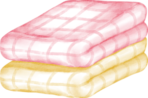 watercolor towel spa png