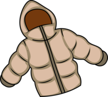 illustration de vêtements de veste à capuche hiver résistant à l'eau png