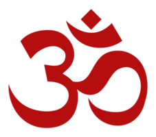 Symbol of Hinduism, Hindu iconography. Format PNG