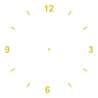 orologio per parete, interno, esterno, pittogramma, sito web, app, arte illustrazione o grafico design elemento. formato png