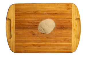 Dry yeast background for use as a background image or texture. png