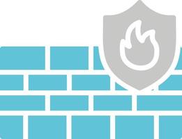 icono de vector de firewall