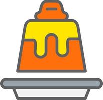 Flan Vector Icon