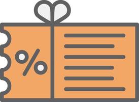 Gift Voucher Vector Icon