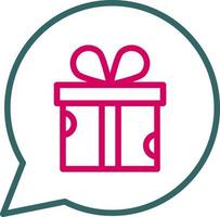 Birthday Chat Vector Icon