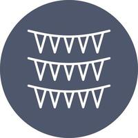 Bunting Vector Icon