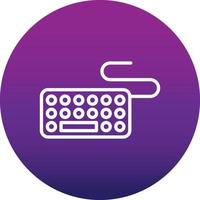 Digital  Keyboard Vector Icon