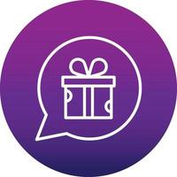 Birthday Chat Vector Icon