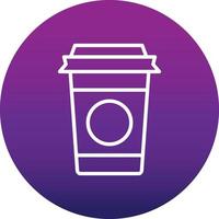 Plastic Cup Vector Icon