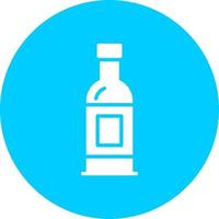 Wine Bottle Vector Icon