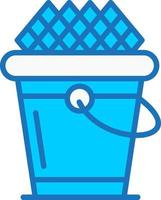 Ice Bucket Vector Icon