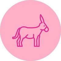 icono de vector de burro