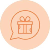 Birthday Chat Vector Icon