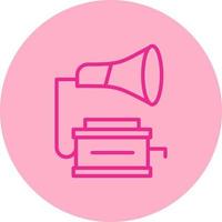 Phonograph Vector Icon